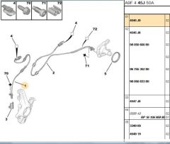 Ön Abs Kaptör Sensoru On 301 207 208 207/208/2008/301 (eski No 4545 E4) (4545.J9) (,03637200,4545.E4,4545J9)