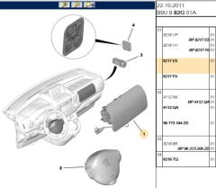 Yolcu Airbağ (8217.E5) (,08216.VP)