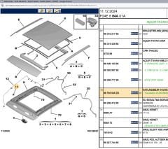 Psa Sunroof Açma Kapama Düğmesi