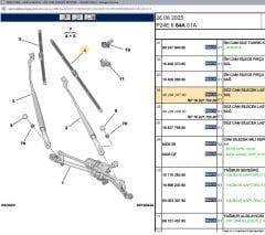 Psa Düz Ön Cam Sağ Silecek Lastiği 9829426680