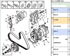 Alternatör Kayışı Alternator 5pk805 (5750.TS) (,05750.C7)