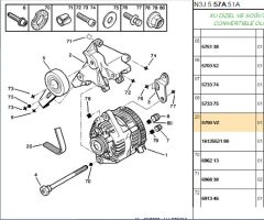 Alternatör Kayışı 6pk1146 306 405 (5750.VZ) (,05750.K0)