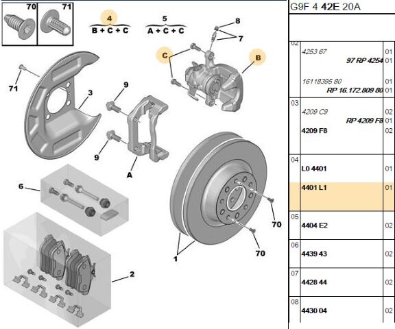 Fren Silindiri Kaliperi Arka Sağ Expert 3 Jumpy Scudo (4401.L1)