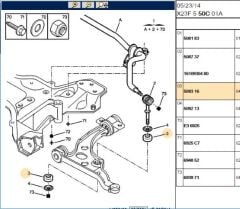 Viraj Askı Kol Burcu Vıraj Lastıgı Boxer (4 Lük) (5093.16)