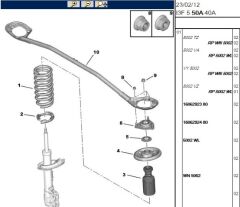 Ön Yay Tablası (5033.C4) (,0DAYANMA YUVASI )