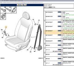 Psa Emniyet Kemeri Tokası