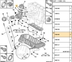 Agraf Yağ Soğutucu Contası Ew10 307/308/407/807 Mekanık Conta (1104.40)