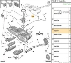 Fap Pompa Kablo Demedi 207 208 2008 301 C3 C-elysee (1503.AH) (,09677773580)
