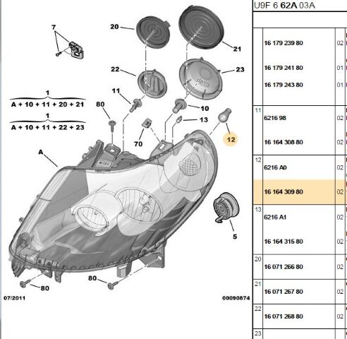 Erp 12v-py21w A Ampul Eurorepar (1616430980)