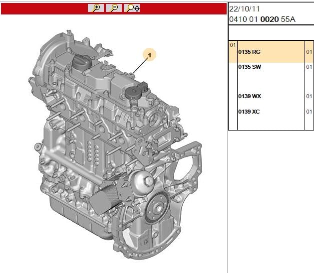 Yeni Diz Motoru Komple Motor C4 Iı 308 Dw6ted Yenı Dızel (0135.RG)