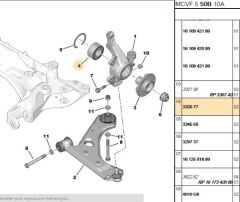 Ön Porya Rulmanı Bipper/nemo/fiorino (3326.77) (,03326.75)
