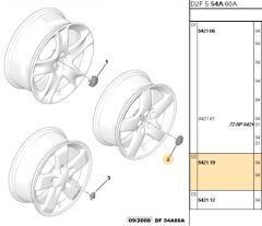 Jant Kapak Göbeği Göbegı 407 (5421.19)