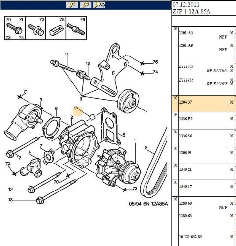 Devirdaim Pompa Gövdesi Devırdaım Gövdesı Boxer (1204.37)
