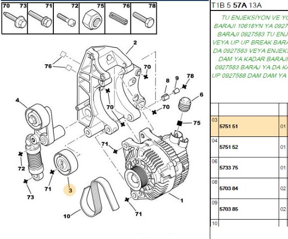 Gergi Rulmanı Avare Bilya 206 Tu Klımalı (5751.51)