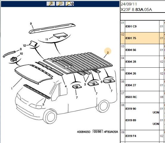 Tavan Arka Sacı Büyük Van Uzun Boxer (8301.75)