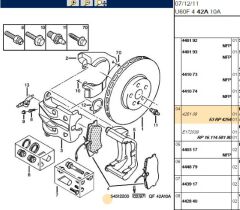 Ön Fren Balatası On (129 9mm) Expert 2000 95- (4251.09)