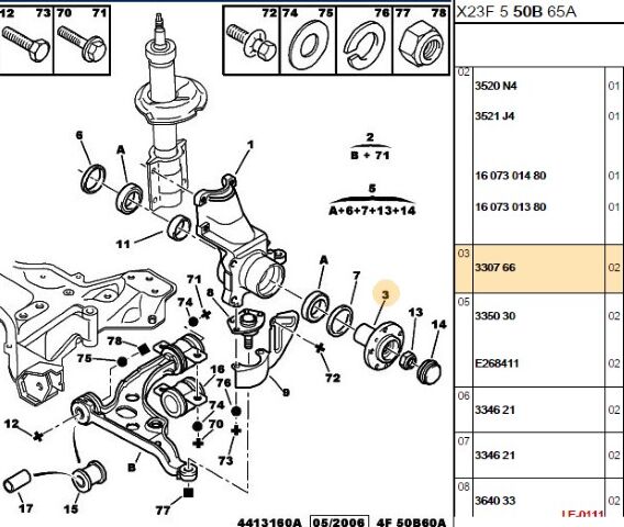 Ön Salıncak Disk Göbeği D Porya Boxer 1 8 Dj5t (3307.66)