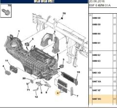 Psa Kalorifer Polen Filtresi 6479.93 1609998880 9807746480 3638979 9801448180