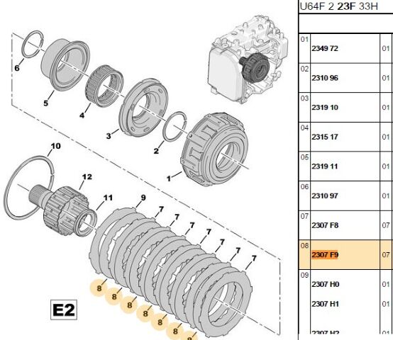 Şanzuman Balatası Sanzuman (2307.F9)