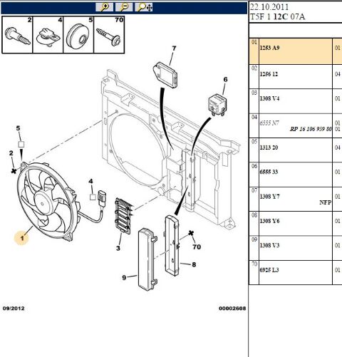 Fan Motoru 307 (1253.A9)