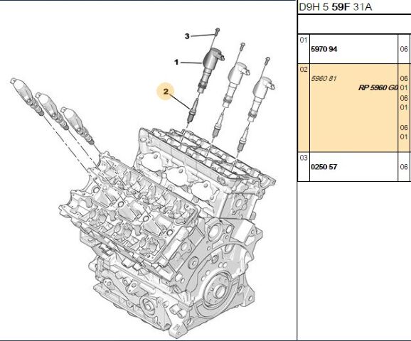 Buji Atesleme 406-607 Es9j4 (5960.G0) (,05960.81)