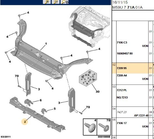 Radyatör Alt Travers Sacı Partner/ym (7209.95)