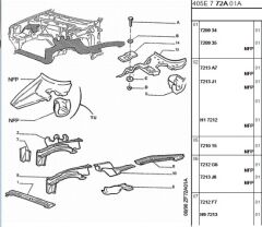 Alt Bağlantı Radyatör Sacı 307 (7209.A0)