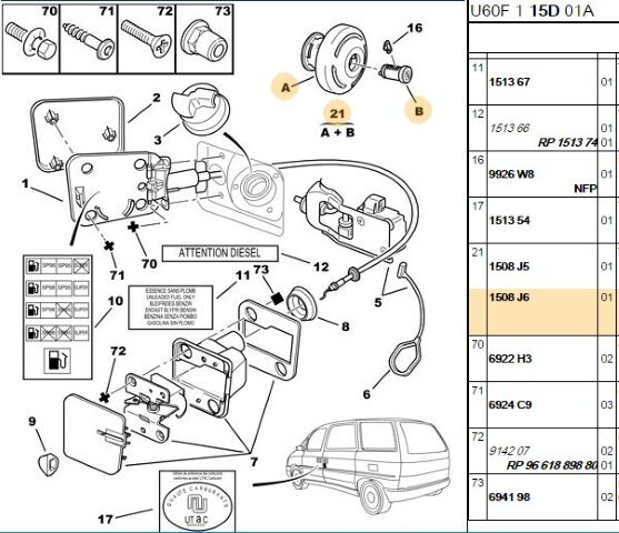 Depo Kapağı Kapagı (saselı Ürün) (1508.J6) (,01508.J8)