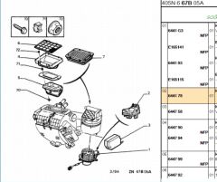 Kalorifer Modül Pülsör Motoru Modülü Izgarası (6441.78)