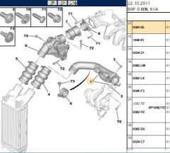 Turbo Hava Kutusu Parner Tepe Dv6ated4 Yakıt Besleme (0383.55)