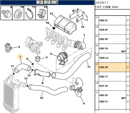 Hava Filtre Hortumu Fıltre (0382.AK) (,00382.72)