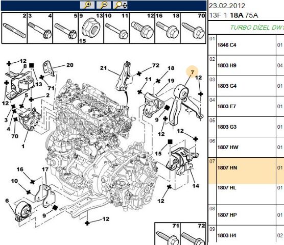 Motor Kulağı (1807.HN)