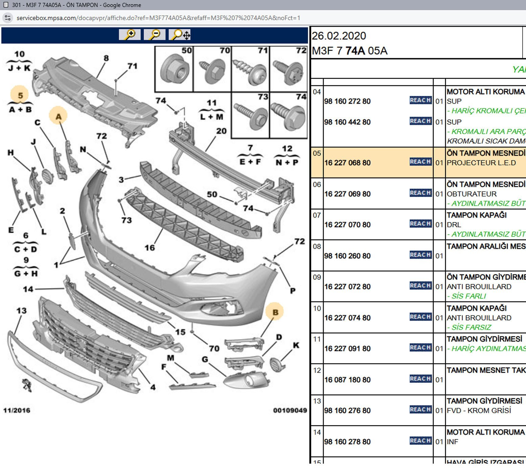 Psa Led Bağlantı Ayağı
