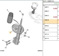 Sağ Ön Amortisör Ens (5208.Y8)