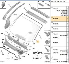 Ön Cam Lastiği Bıpper Nemo (8120.W8) (,08116.QP)