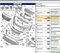 Psa Ön Sis Farı Çerçevesi 16683923XY