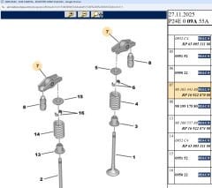 Psa Sübap Rotil Tuşu Horoz İtici 3553621