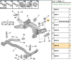 Motor Travers Bağlantı Pu 407/508 (3504.39)