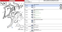 Arka Çamurluk Sol Xp (os) (8525.R5)