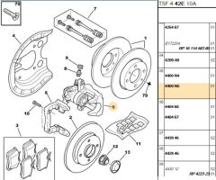 Sağ Arka Fren Silindiri Kalıperı Sag C4 307 04 (b) (4400.N5)