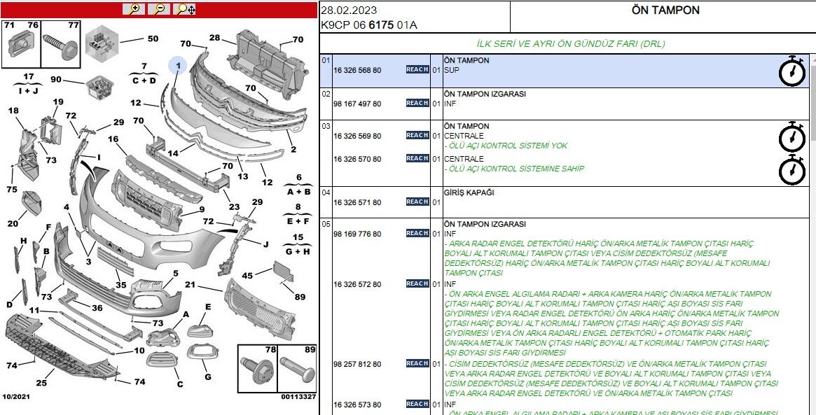 Ön Tampon Üst (1632656880)