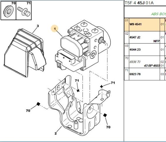 Abs Hidrolik Blok Grubu (4541.56) (,0ABS HİDROLİK BLOK GRUBU,4541.W9)