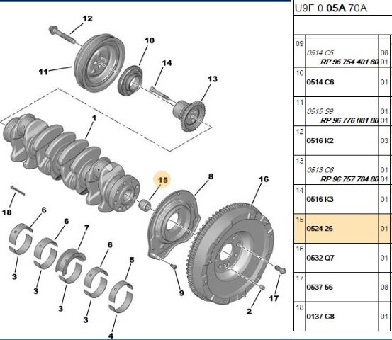 Volant Burcu Krank Boxer 3 2 Puma Sılındır Ve Baglantı Kamıs (0524.26)