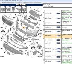 Psa Ön Tampon Darbe Emici Braketi