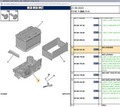 Psa Akü Muhafaza Kutusu