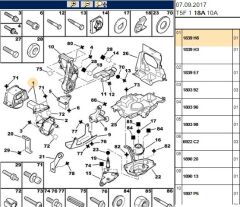 Motor Kulağı 1839 91 Enjeksiyonlu Ew10a Ve Otomatik Vites Kutusu (1839.H8) (,01839.91)