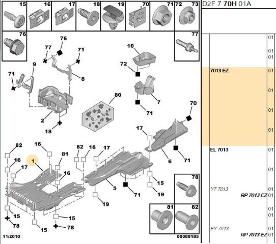 Karter Muhafaza Bakaliti 407 (7013.EZ) (,07013.EY,7013.S2,7013.S1)
