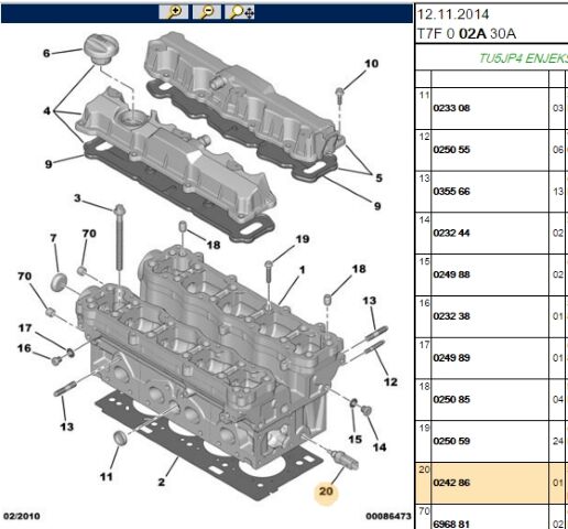 Müşür Hareret Musuru 206 / 307 Partner Tu3jp Tu5jp4 (eski No 0242 78) Surucu Bılgısı (0242.86) (,00242.78)