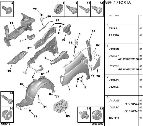 Kabin Kenarı Takviye Boxer/jumper/ducato Iıı (7120.KS) (,01681319780,ÖN TAKVİYE )