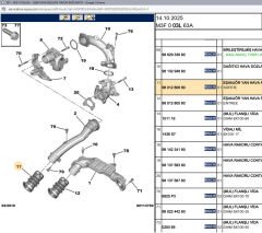 Psa Eşanjör Hava Hortumu 3636995 0382.GW